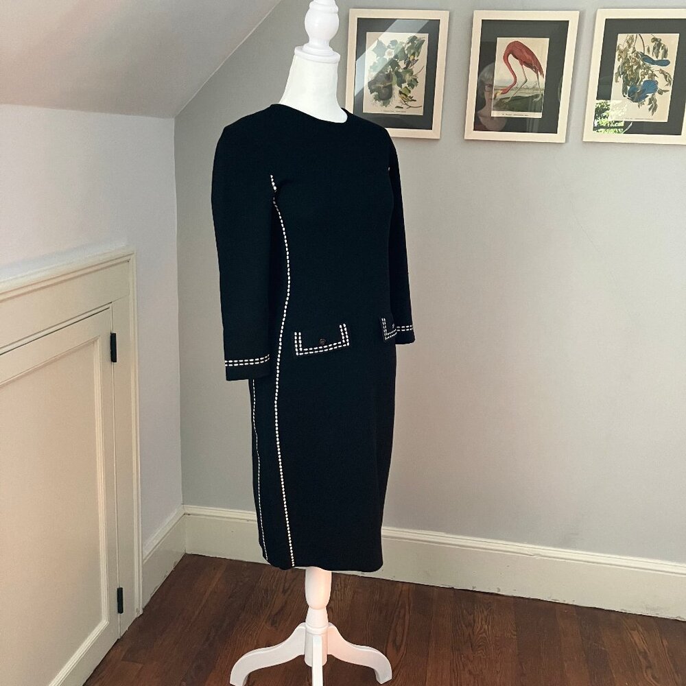 DKNY, black & white dress, XS